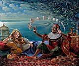 Michael Cheval Lullaby For Desdemona II painting